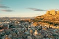 People walking on the Paseo Maritimo in the touristic city of Alicante in Spain in 2022 Royalty Free Stock Photo