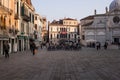 Public square in Venice, Italy.