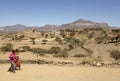 People walking in rural Ethiopia