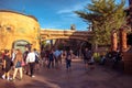 People walking in Star Wars Galaxys Edge at Hollywood Studios 104