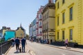 Colorful homes in a beautiful little Tenby town