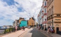 Colorful homes in a beautiful little Tenby town