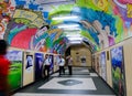 People walking at the subway station in Manila, Philippines Royalty Free Stock Photo