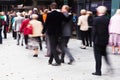 People walking to a theatre