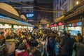 People at the Wangfujing Snack Street in Beijing