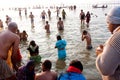 People washing in the river Royalty Free Stock Photo