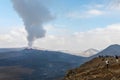 People watching the Fagradalsfjall volcano during the eruption in August 2021 Iceland