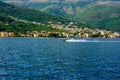 People on a water motorcycle ride on the sea Royalty Free Stock Photo