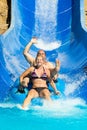 People at water park Royalty Free Stock Photo