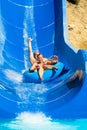 People at water park Royalty Free Stock Photo