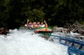 People on the water rollercoaster Royalty Free Stock Photo