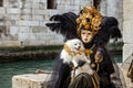 Mask in carnival of Venice Royalty Free Stock Photo