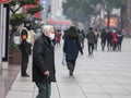 People wearing masks in Shanghai