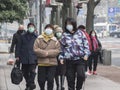 People wearing masks in Shanghai