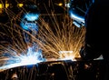 People welding industry Royalty Free Stock Photo