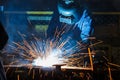 People welding industry Royalty Free Stock Photo