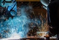 People welding industry Royalty Free Stock Photo