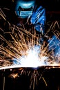 People welding industry Royalty Free Stock Photo