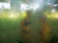 People in the wet sauna Royalty Free Stock Photo