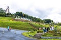 Sep 18, 2022 People who visit the Regina Rica Queen of the Holy Rosary chapel to pray, Rizal Province, Philippines