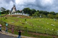 Sep 18, 2022 People who visit the Regina Rica Queen of the Holy Rosary chapel to pray, Rizal Province, Philippines