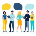 People team conversation vector illustration