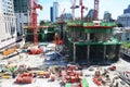 People working on Construction Site at Bangkok Thailand Royalty Free Stock Photo