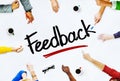 People Working and Feedback Concept Royalty Free Stock Photo