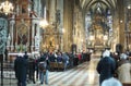 People worship god in Church of St. Stephen