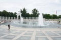 People at the WWII Memorial