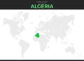 People's Democratic Republic of Algeria Location Map