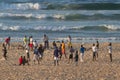 People on the Yoff beach, Dakar