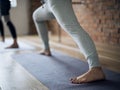 Yoga class concept Royalty Free Stock Photo