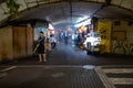 People In Yurakucho Back Lane, Tokyo, Japan