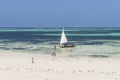 People on Zanzibar beach