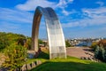 Peoples` Friendship Arch in Kiev, Ukraine