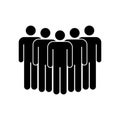 Peoples group icon. Vector illustration