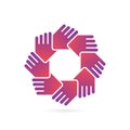 Peoples hand clipart Charity Logo