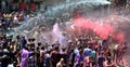 Holi festival procession in Bhopal