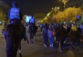 Bucharest protest, modifying the laws of justice Royalty Free Stock Photo