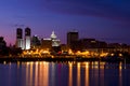 Peoria riverfront Royalty Free Stock Photo