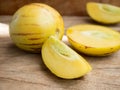 Pepino melon fruit. Royalty Free Stock Photo