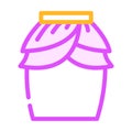 peplum skirt color icon vector illustration