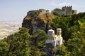 The Pepoli Castle also known as Venus Castle Castello di Venere, Erice Royalty Free Stock Photo