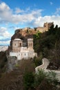 Pepoli castle, Erice, Sicily Royalty Free Stock Photo