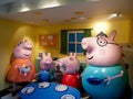 Peppa Pig and family Royalty Free Stock Photo
