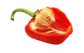 Pepper cutted Royalty Free Stock Photo