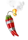 Pepper dynamite Royalty Free Stock Photo