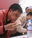 Pepper eating competition in chengdu,china