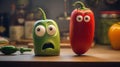 Pepper Friends: Talking Vegetables In A Pixar-style Kitchen